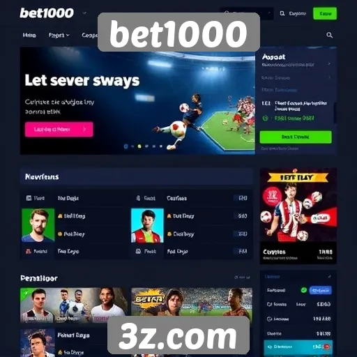 novidades no design do site bet1000 atraem jogadores